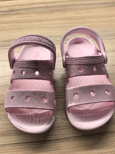 Crocs блестящие для девочки б/у - Боди в Люберцы