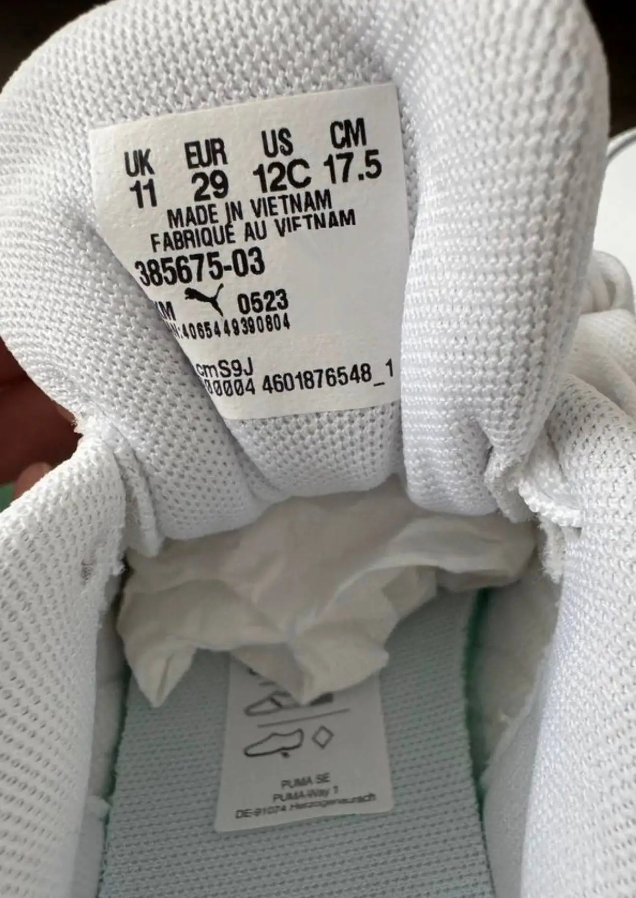 Новые кроссовки Puma белого цвета 29 размера - Обувь (Товары для детей) в Люберцы