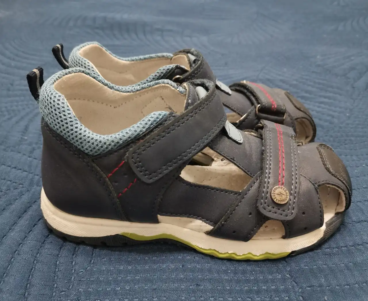 Сандали для мальчика темно-синие