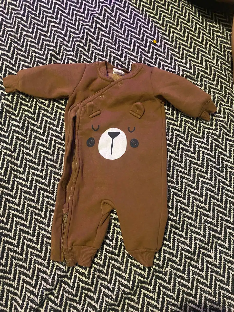 Комбезы 68р-р голубой вязаный с шапочкой