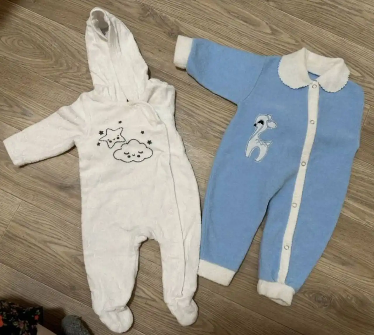 Детские флисовые комбезы разных размеров