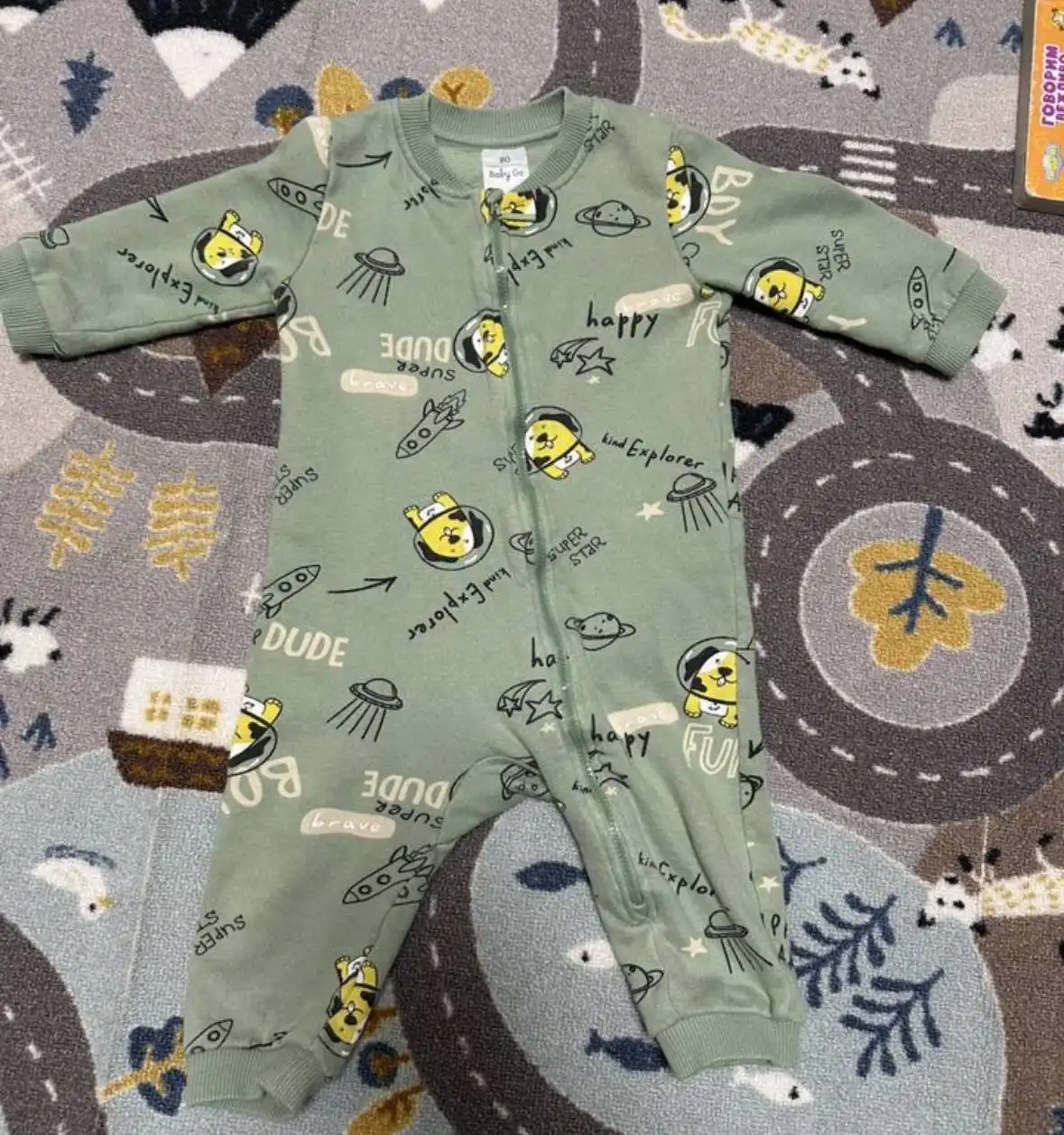 Детские флисовые комбезы разных размеров