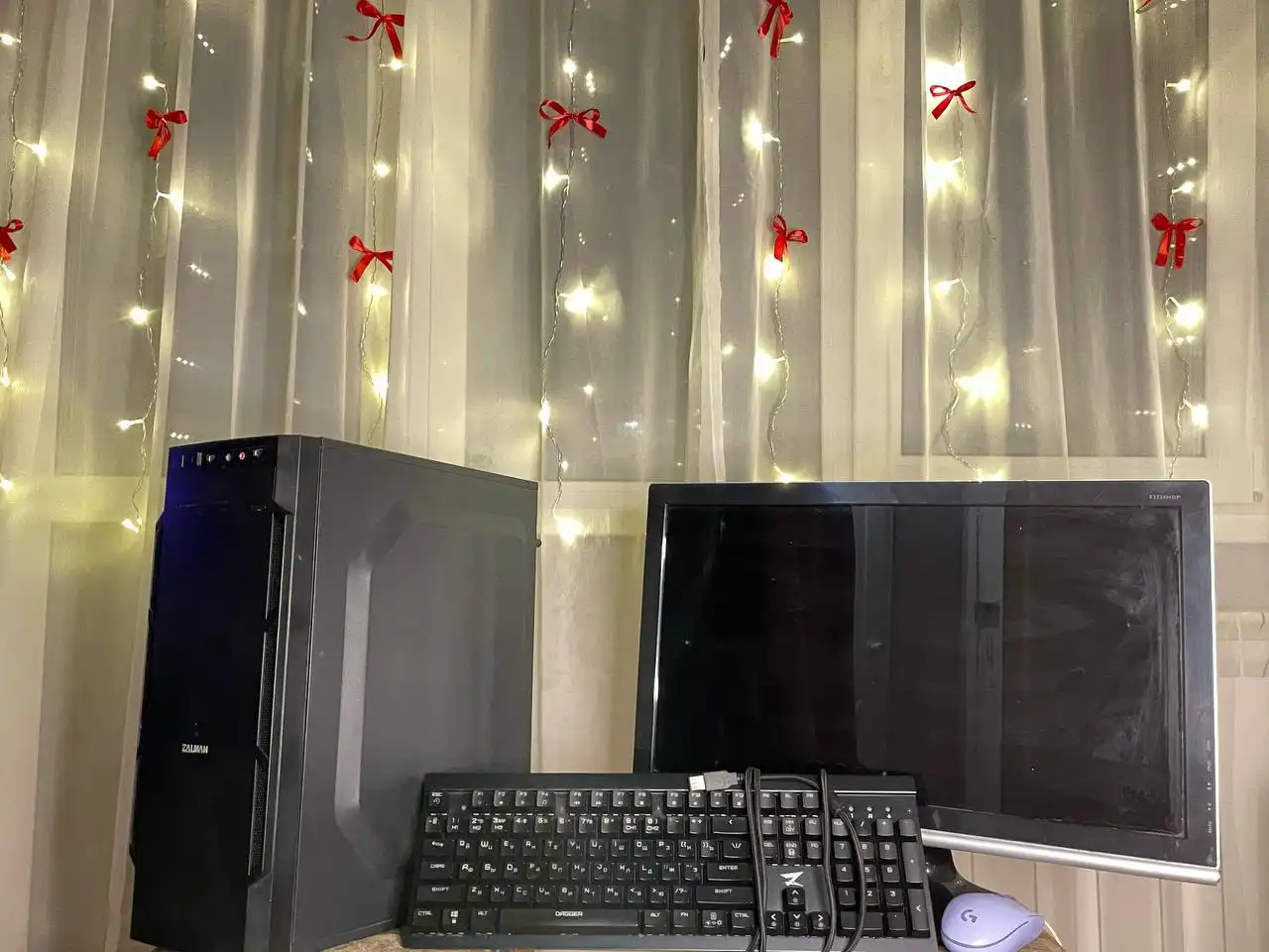 Продажа игрового ПК в сборе с монитором и периферией