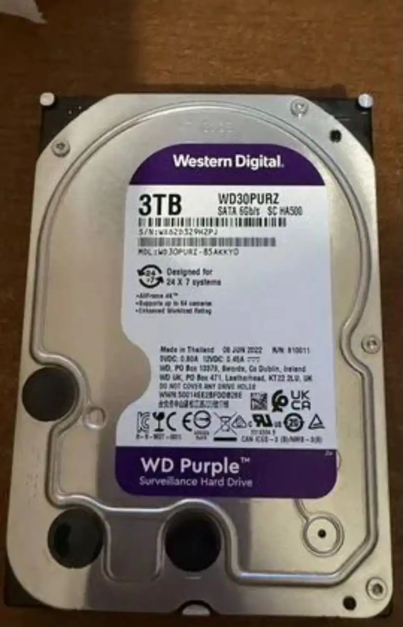 Продам жесткий диск Western Digital Purple 3 ТБ