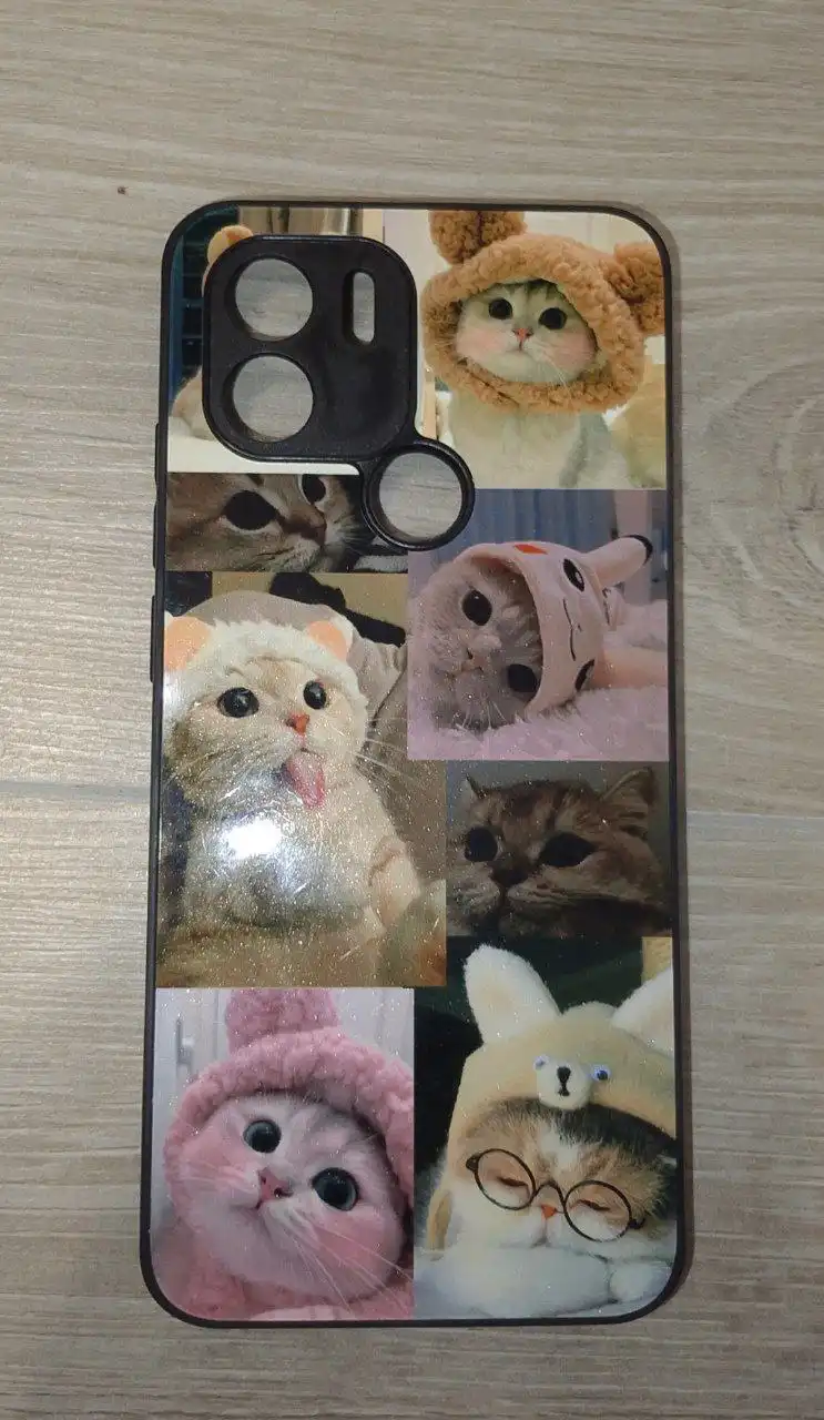 Чехол для телефона Poco/Xiaomi Redmi с блёстками - Аксессуары для телефонов (Электроника) в Томск