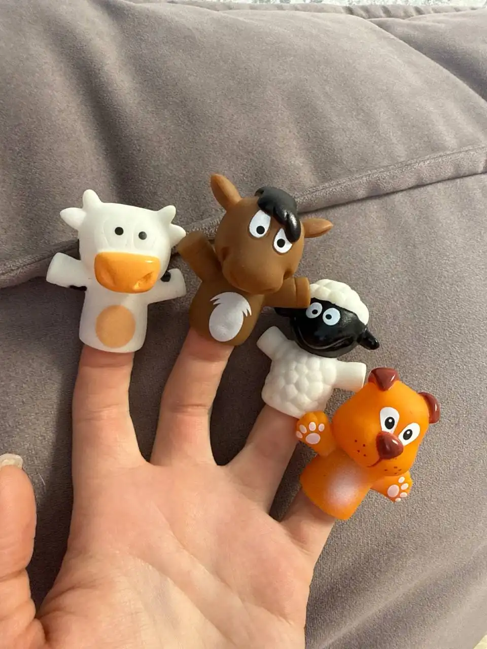 Резиновые животные на палец - Барахолка в Томск