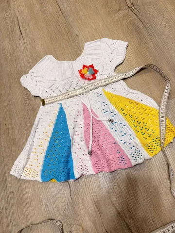 Вязаное платье на малышку для пляжа - Велосипеды в Томск