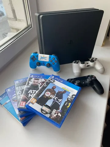 Продам PlayStation 4 slim с играми и аксессуарами - Бытовая техника в Томск