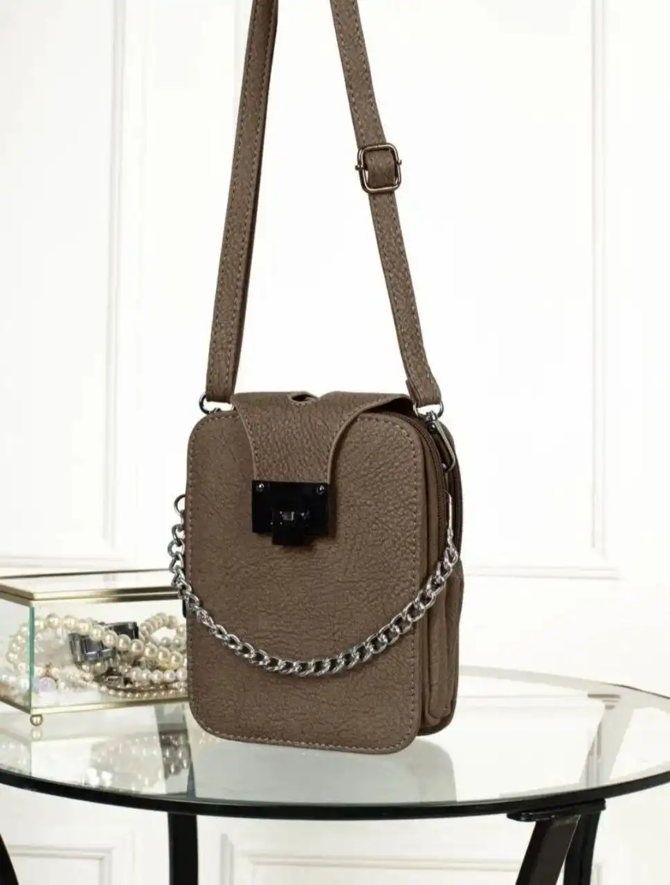 Сумка новая в тёплом оттенке с двумя ремешками - Барахолка в Томск