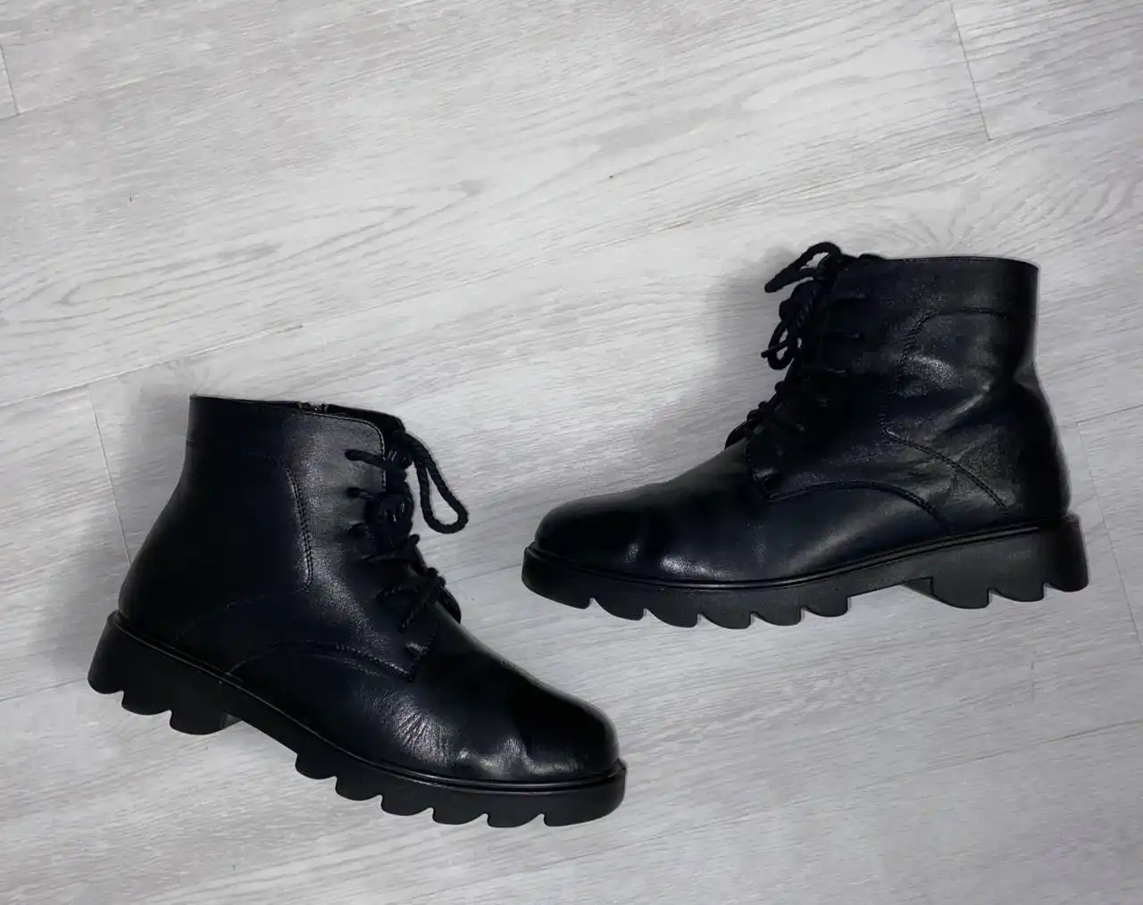 Ботинки женские натуральная кожа 38 размер - Обувь (Одежда) в Томск