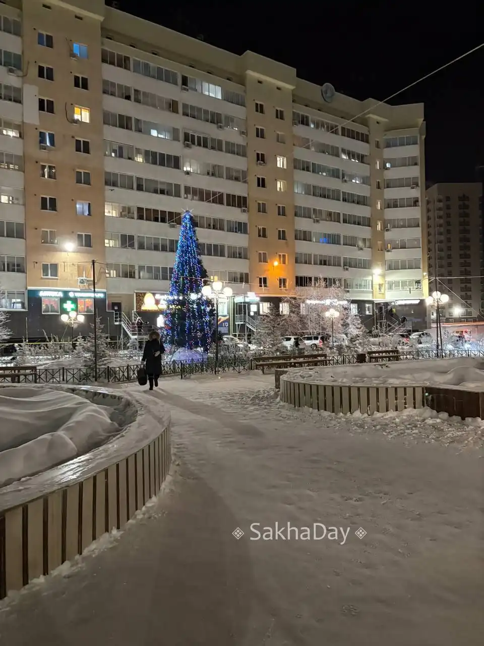 Включили красавицу в ЖК Прометей