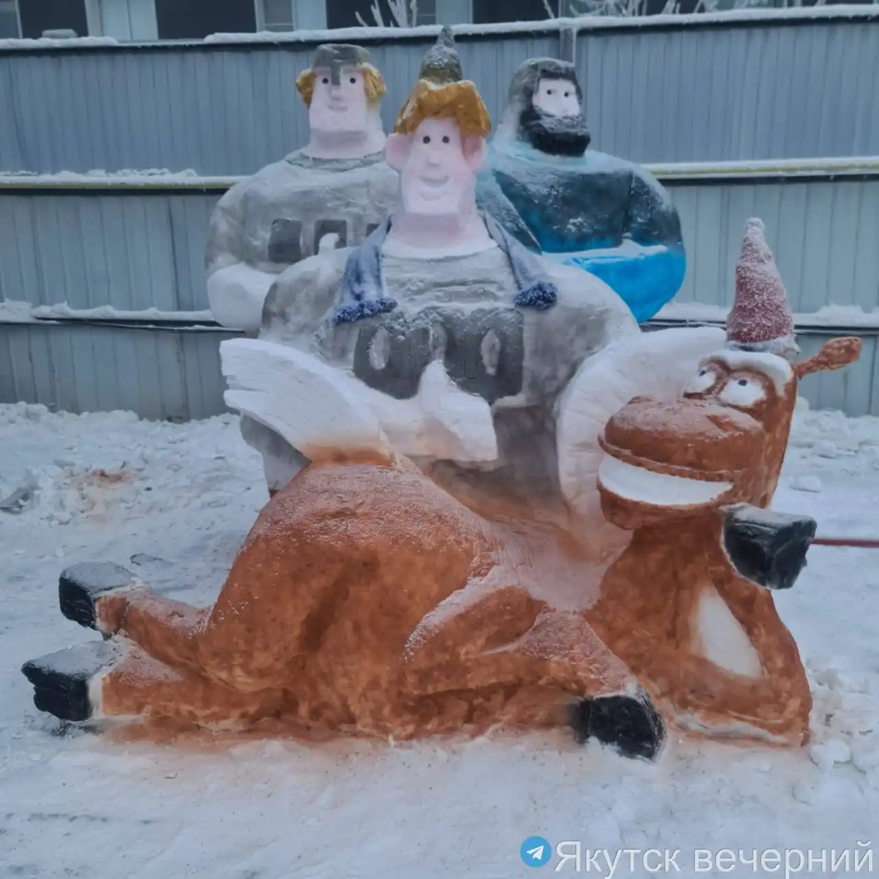 Сторожевая собака на складе