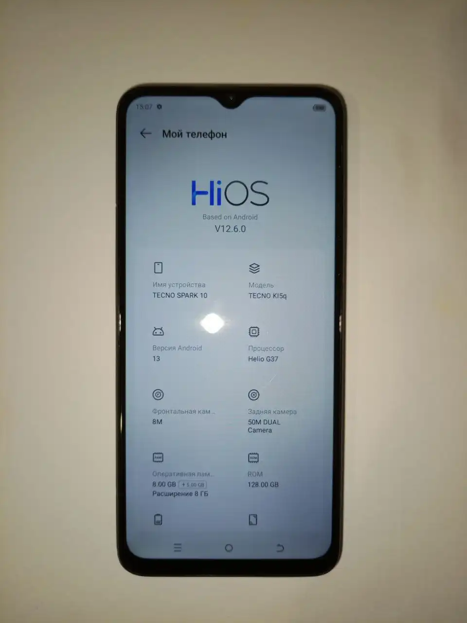 Tecno K15q 128GB с дефектами - Смартфоны (Электроника) в Якутск