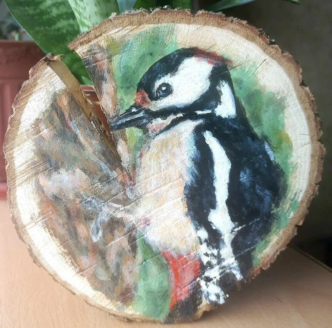 Картина 'Дятел' на спиле дуба - Картины (Хобби и отдых) в Якутск
