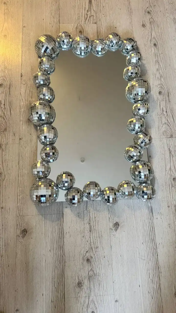 Зеркало диско шар ручной работы