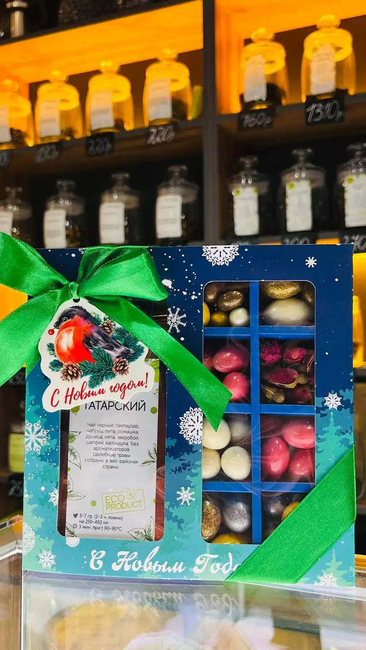 Подарочные наборы с чаем и сладостями