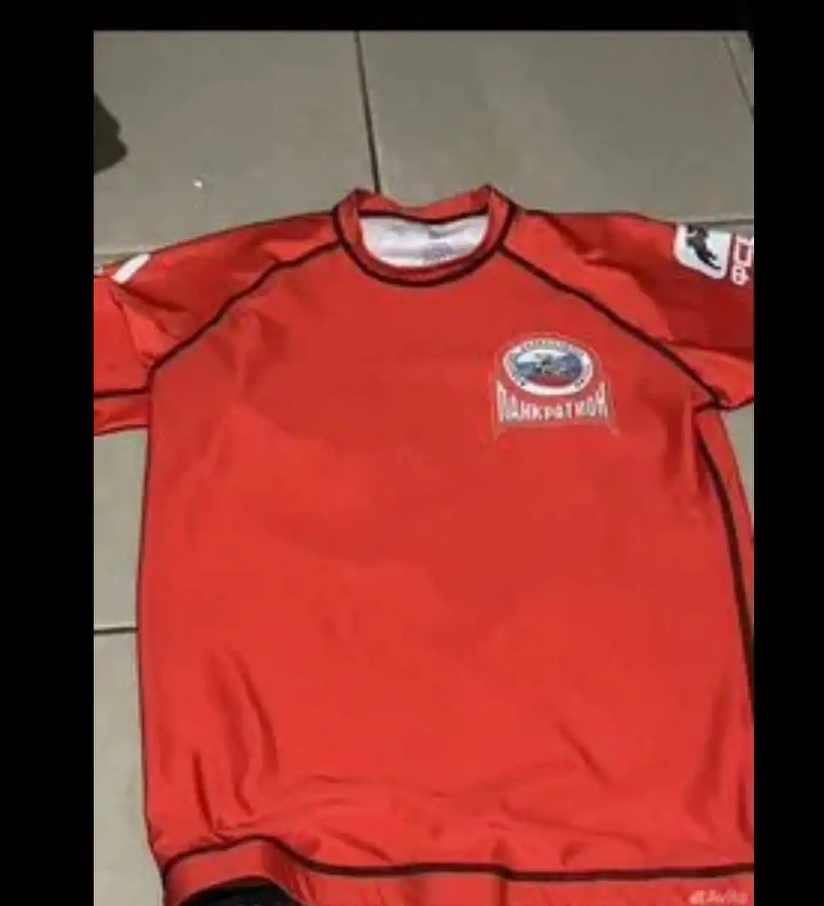 Рашгард Панкратион синий и красный размер S