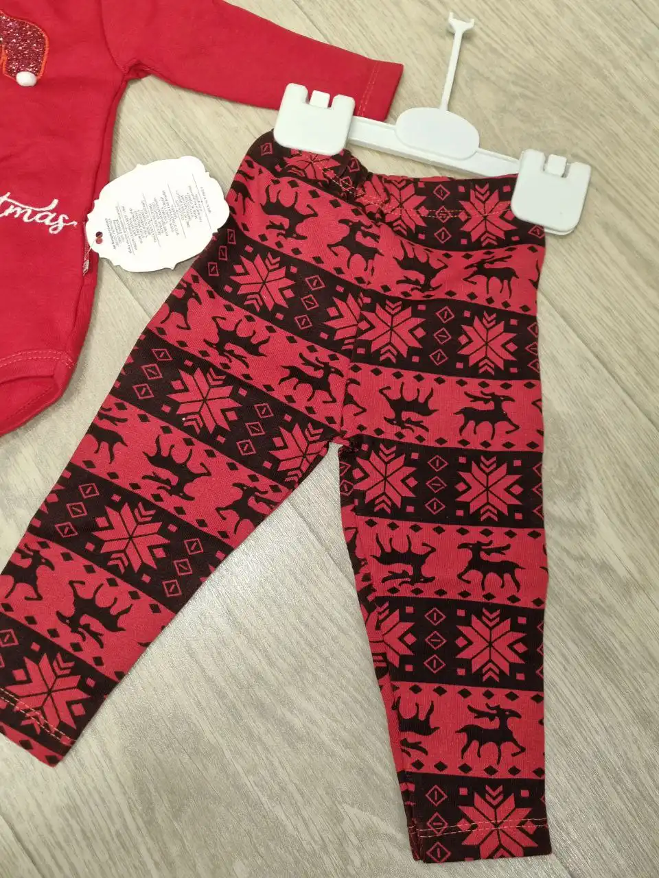 Новогодний боди и штанишки для ребенка
