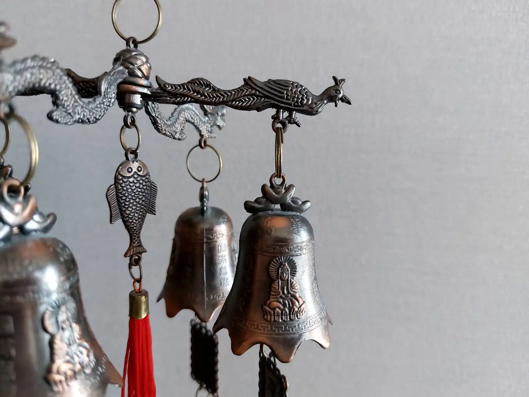Продам металлический ретро колокольчик феншуй