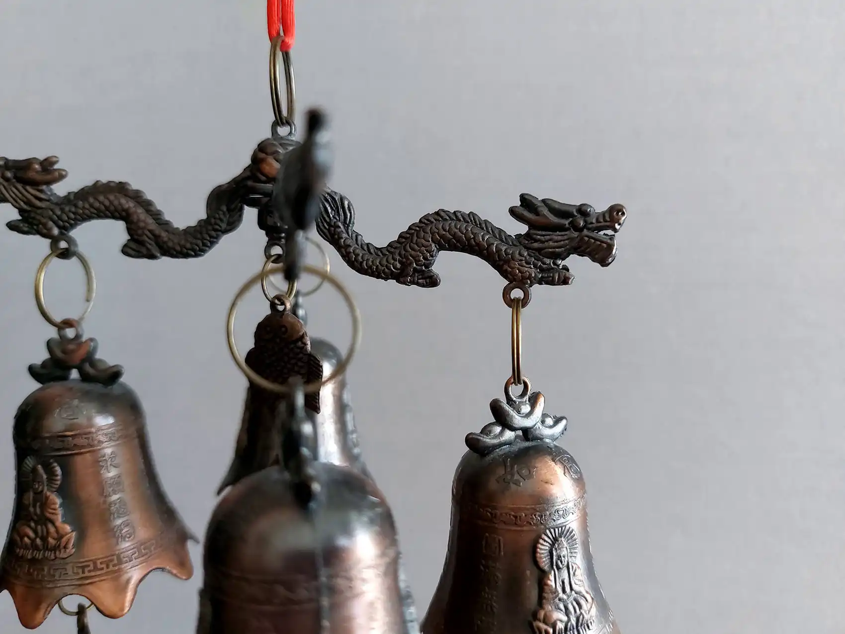 Продажа металлического ретро колокольчика феншуй