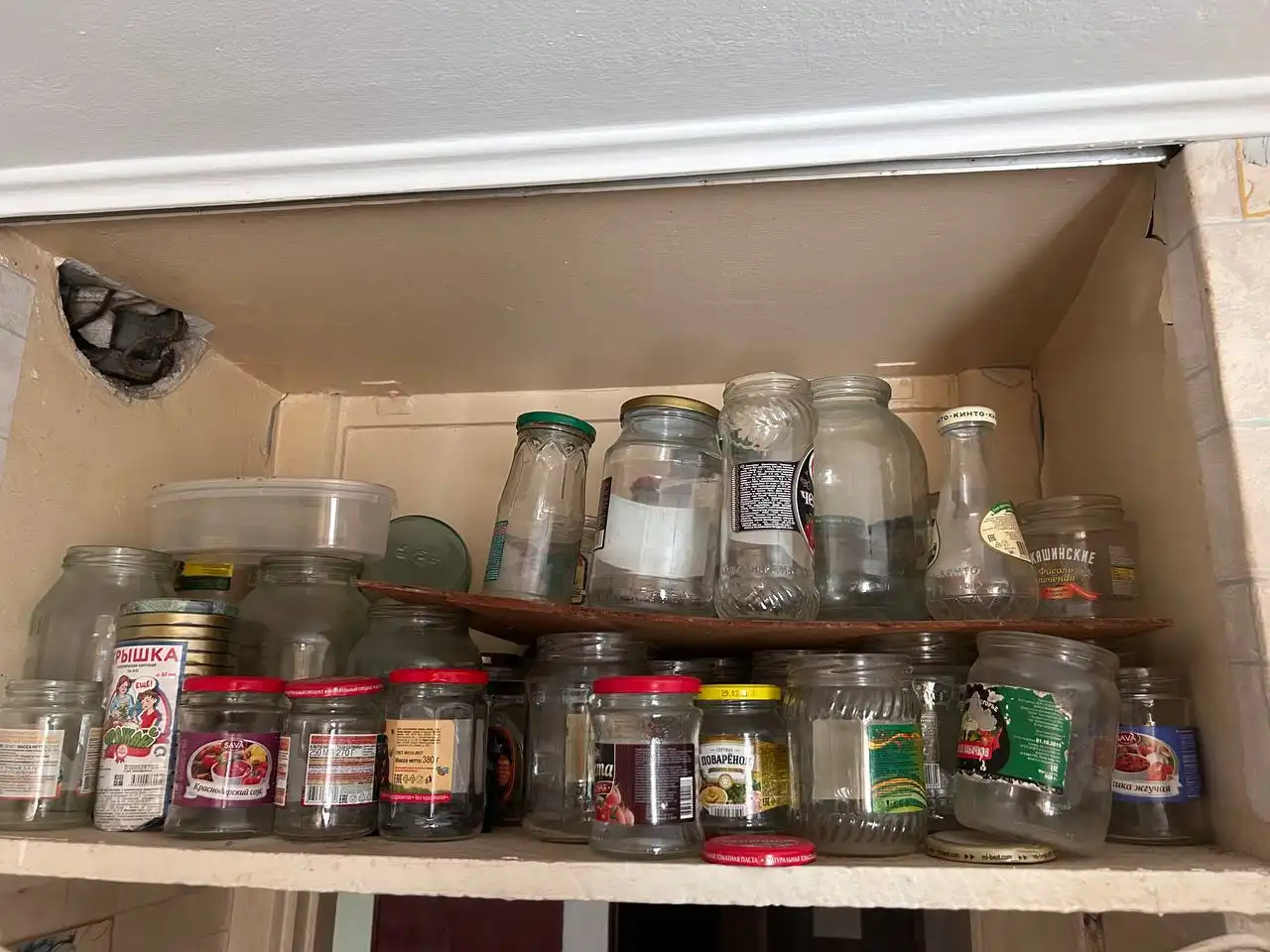 Отдам банки разных размеров