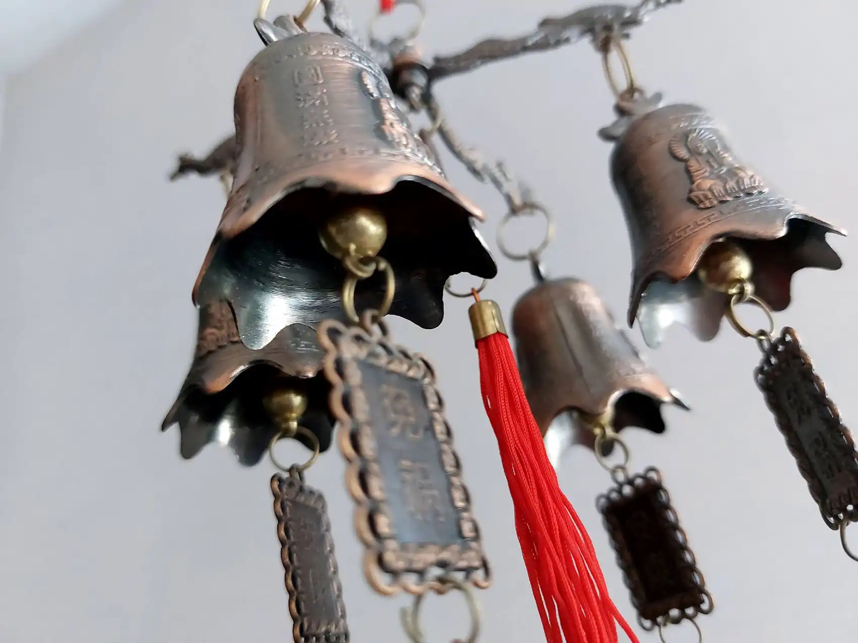 Металлический ретро колокольчик феншуй