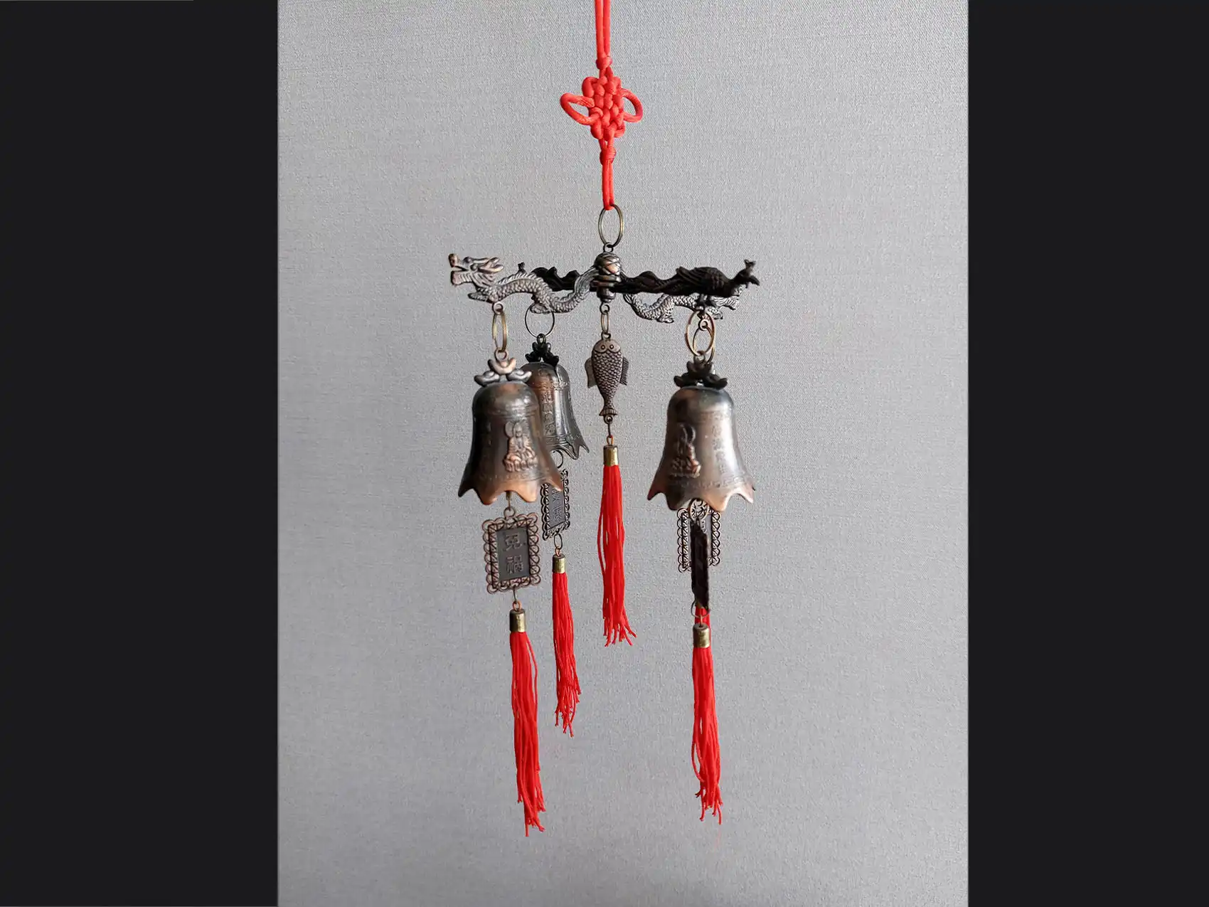 Металлический ретро колокольчик феншуй