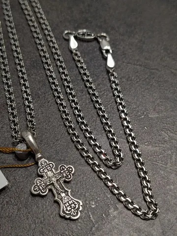 Цепь и крест 925 пробы - Ковры в Томск