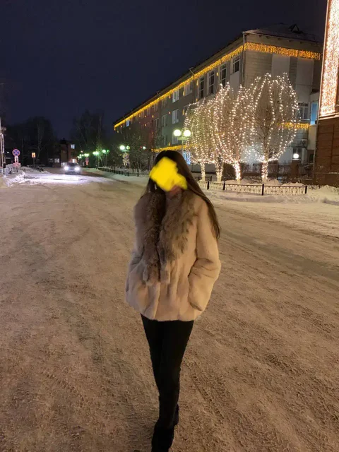 Шуба из меха норки с воротником из рыси - Верхняя одежда в Томск