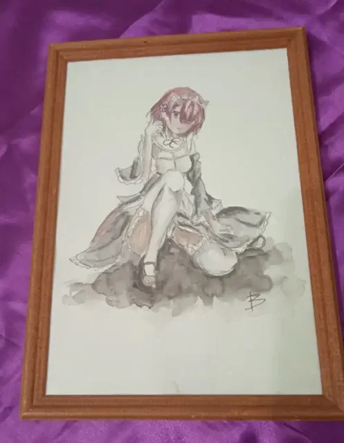 Картина ручной работы А4 в рамке со стеклом - частное объявление в Солнечный