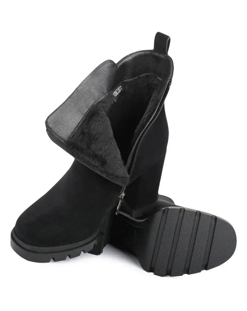 Продам зимние ботильоны из замши - Обувь (Одежда) в Томск