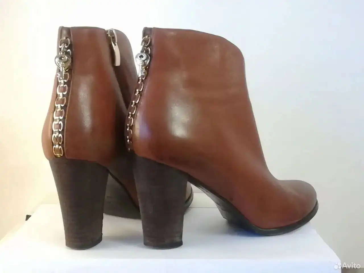 Осенние ботинки из натуральной кожи 40 размер - Обувь (Одежда) в Томск