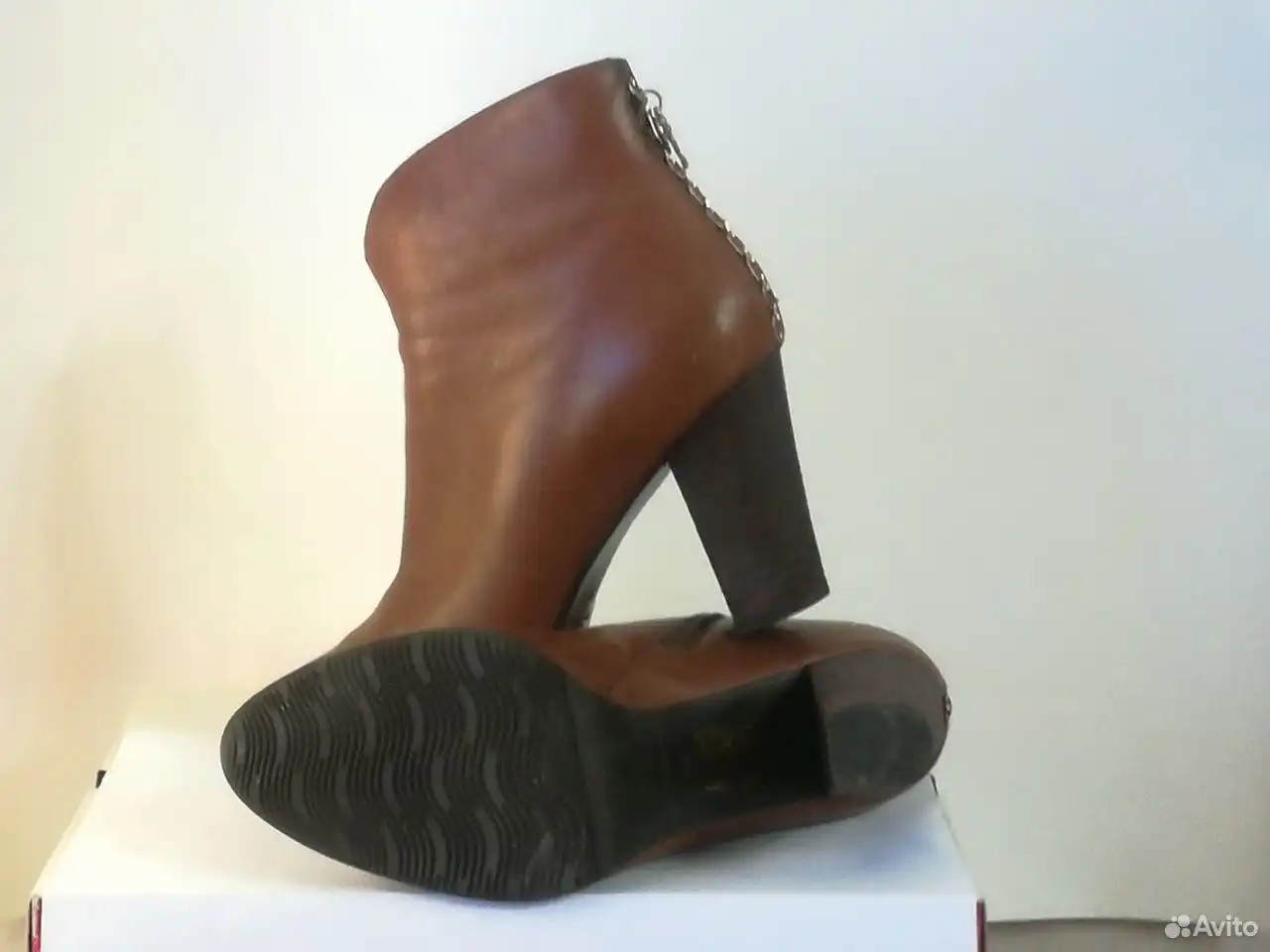 Осенние ботинки из натуральной кожи 40 размер - Обувь (Одежда) в Томск