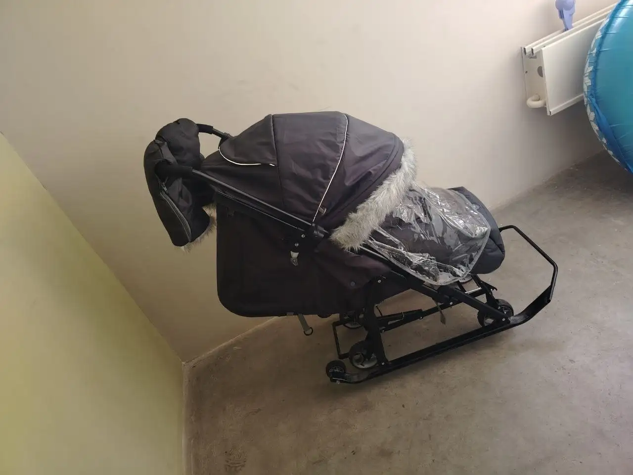 Санки-коляска Nika с портфелем - Детский транспорт (Товары для детей) в Томск