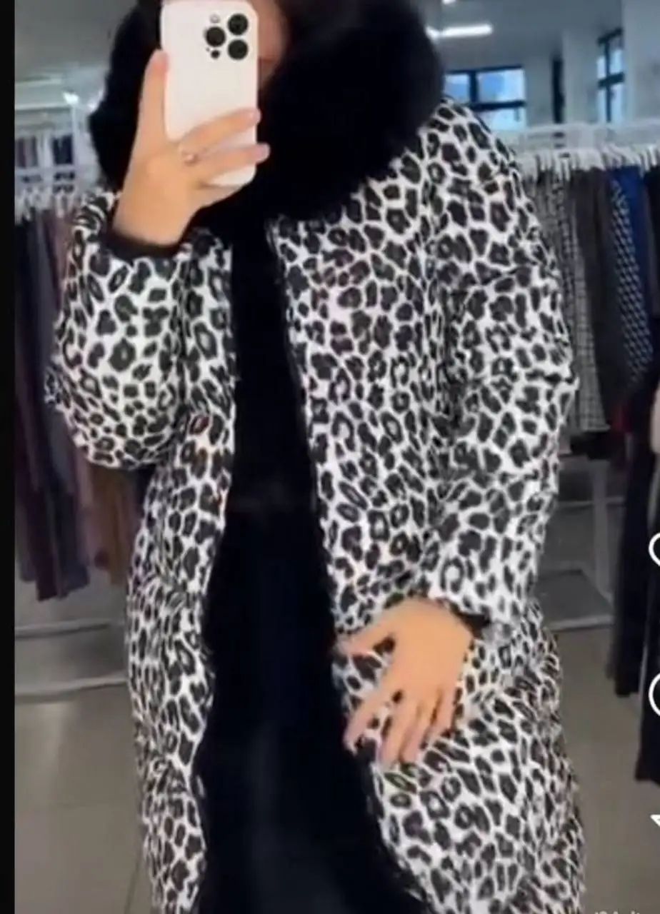 Женский пуховик с отстегивающимся мехом, размер 48 - Верхняя одежда (Одежда) в Томск