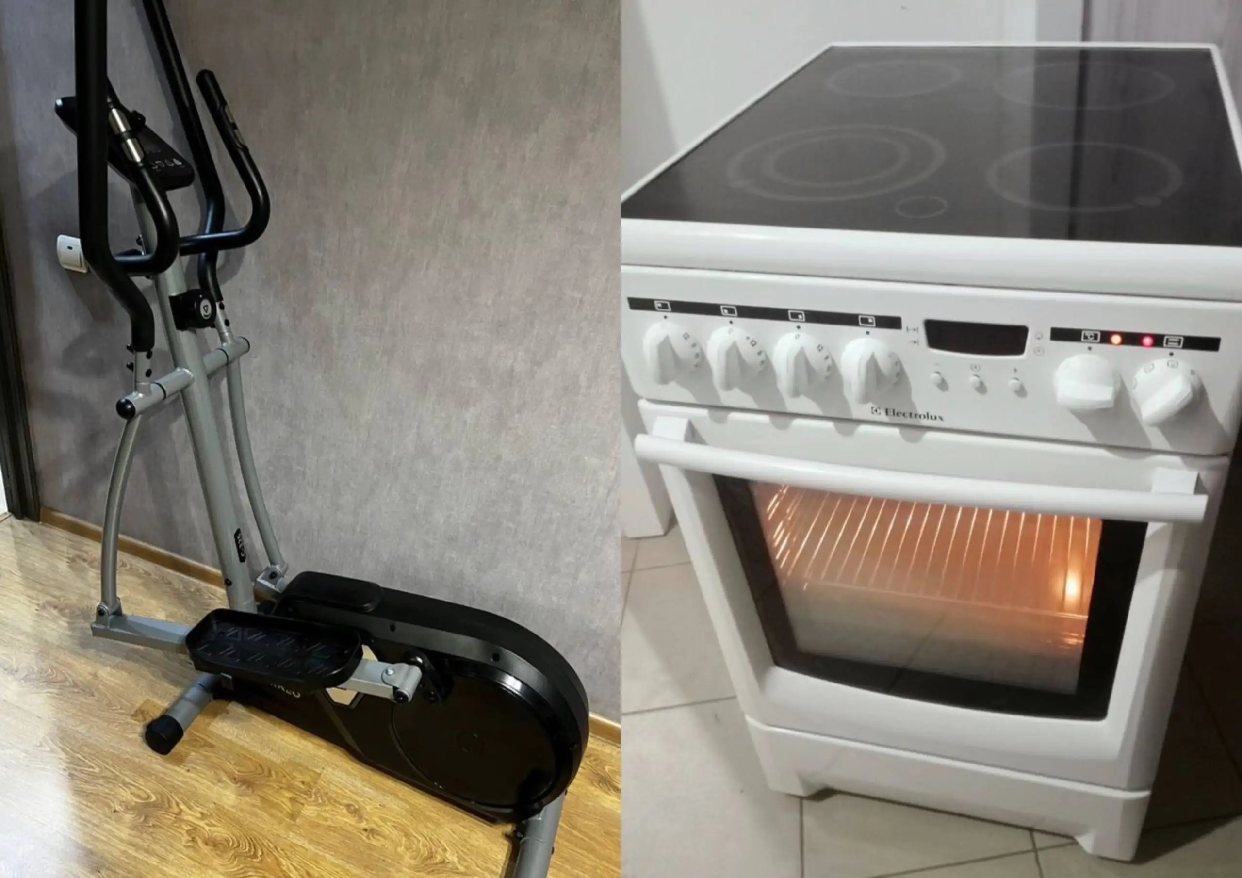 Продажа тренажера и электрической печки - Барахолка в Томск