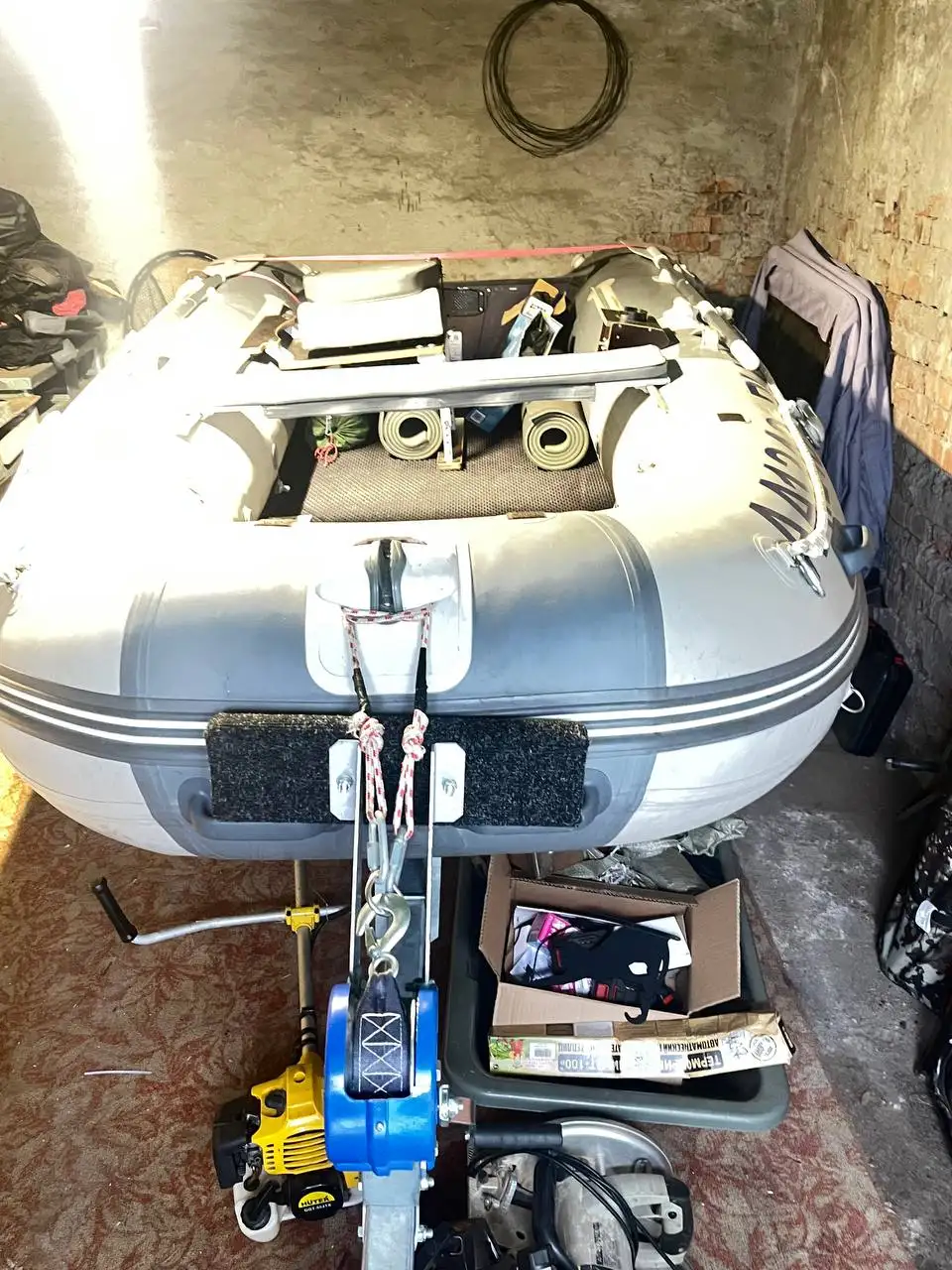 Продам комплект Лодка ПВХ Gladiator C 370 AL с мотором Hidea HD 30 FHS и прицепом МЗСА - Лодки и моторы (Хобби и отдых) в Томск