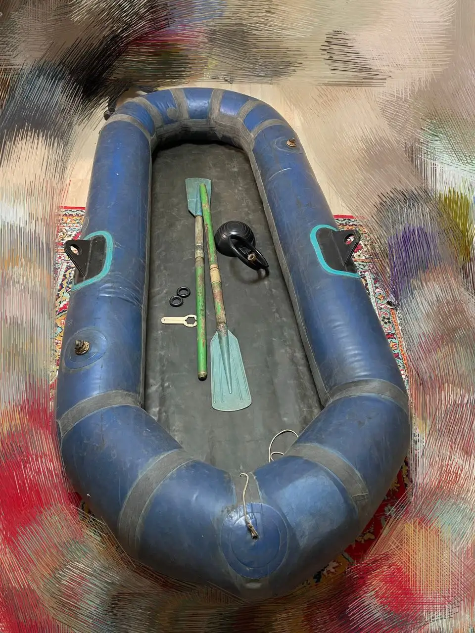 Резиновая двухместная лодка Уфимка - Хобби и отдых в Томск