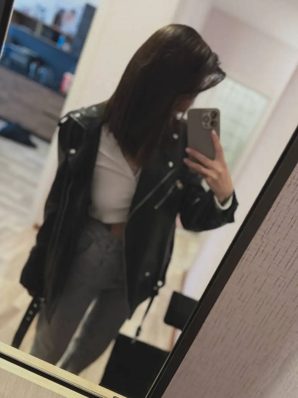 Косуха Stradivarius 42-44/46 Оверсайз - Верхняя одежда (Одежда) в Томск