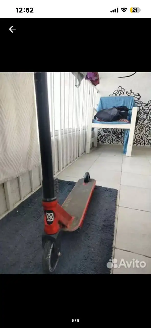 Самокат в идеальном состоянии с шестигранником в подарок - Барахолка в Томск