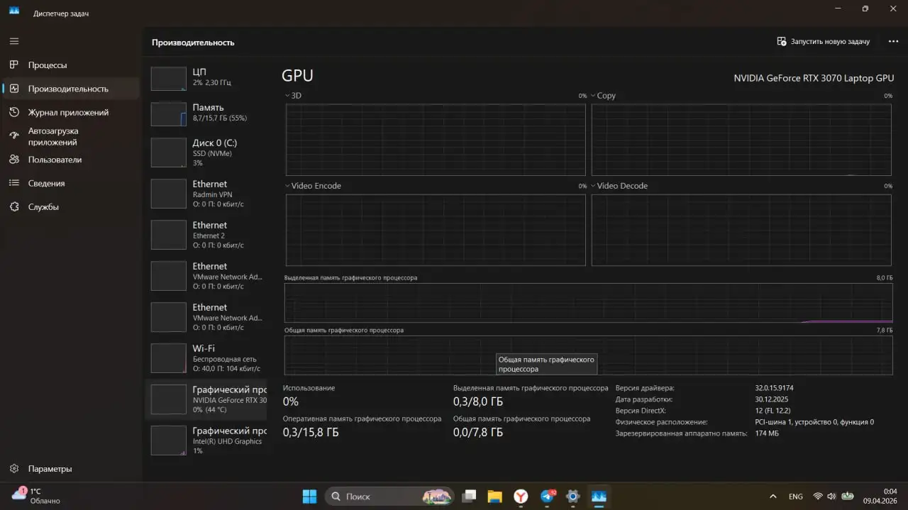 Продается игровой ноутбук AORUS 15P XD черного цвета - Ноутбуки (Электроника) в Томск