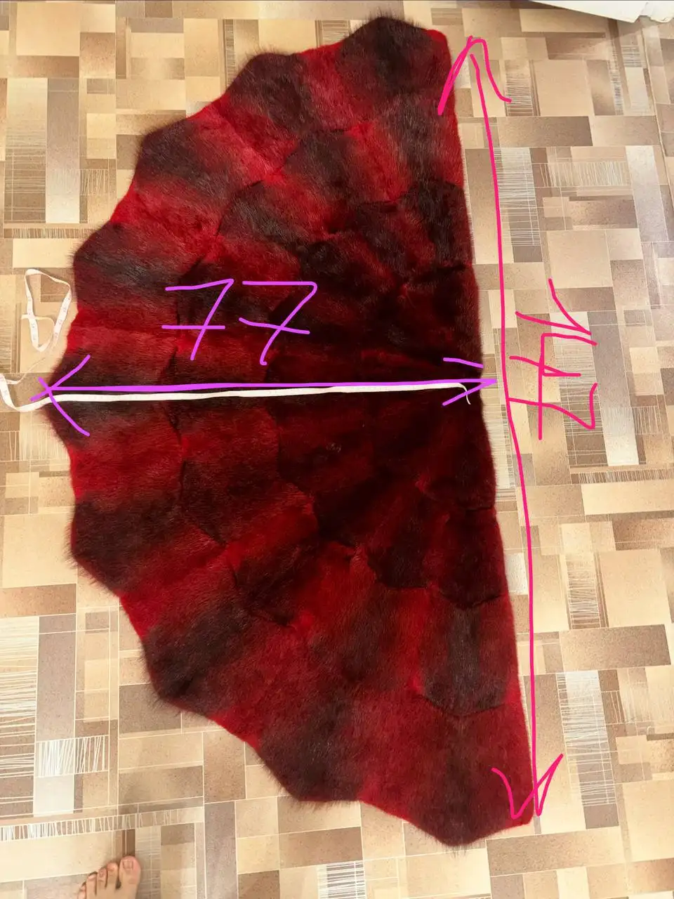 Ковер из шкурок ондатры - Барахолка в Томск