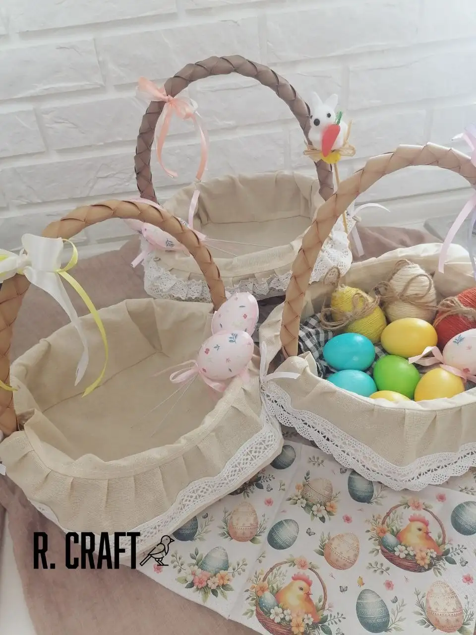 Пасхальные лукошки из ротанга и другие плетеные изделия - Барахолка в Томск