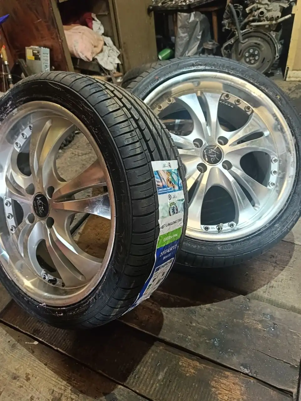 Диски 205/45 R17 4x100 без ремонтов - Диски (Запчасти) в Томск