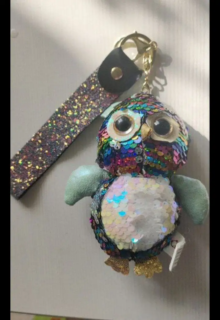 Панно "сова" из шнура и брелоки - Барахолка в Томск