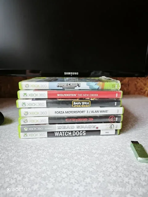 Xbox 360E прошитый с 7 оригинальными дисками - Климатическая техника в Томск