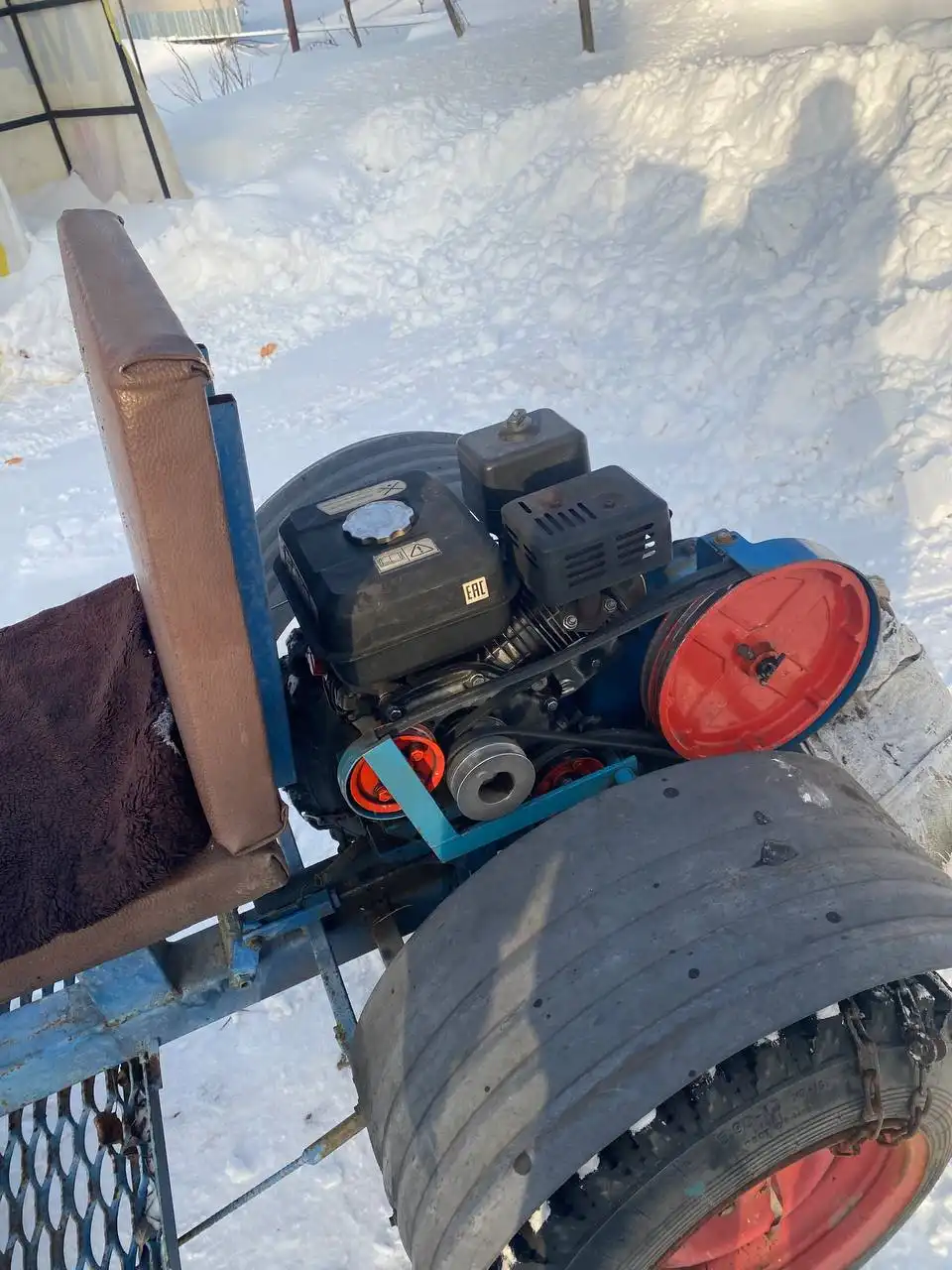 Мини-трактор самодельный с мотором от мотоблока