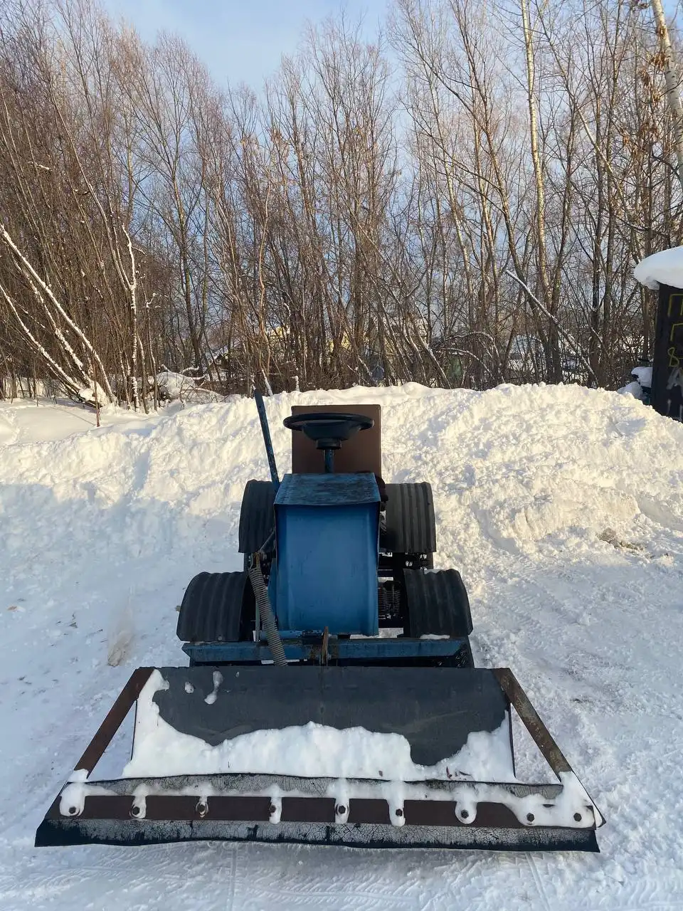 Мини-трактор самодельный с мотором от мотоблока