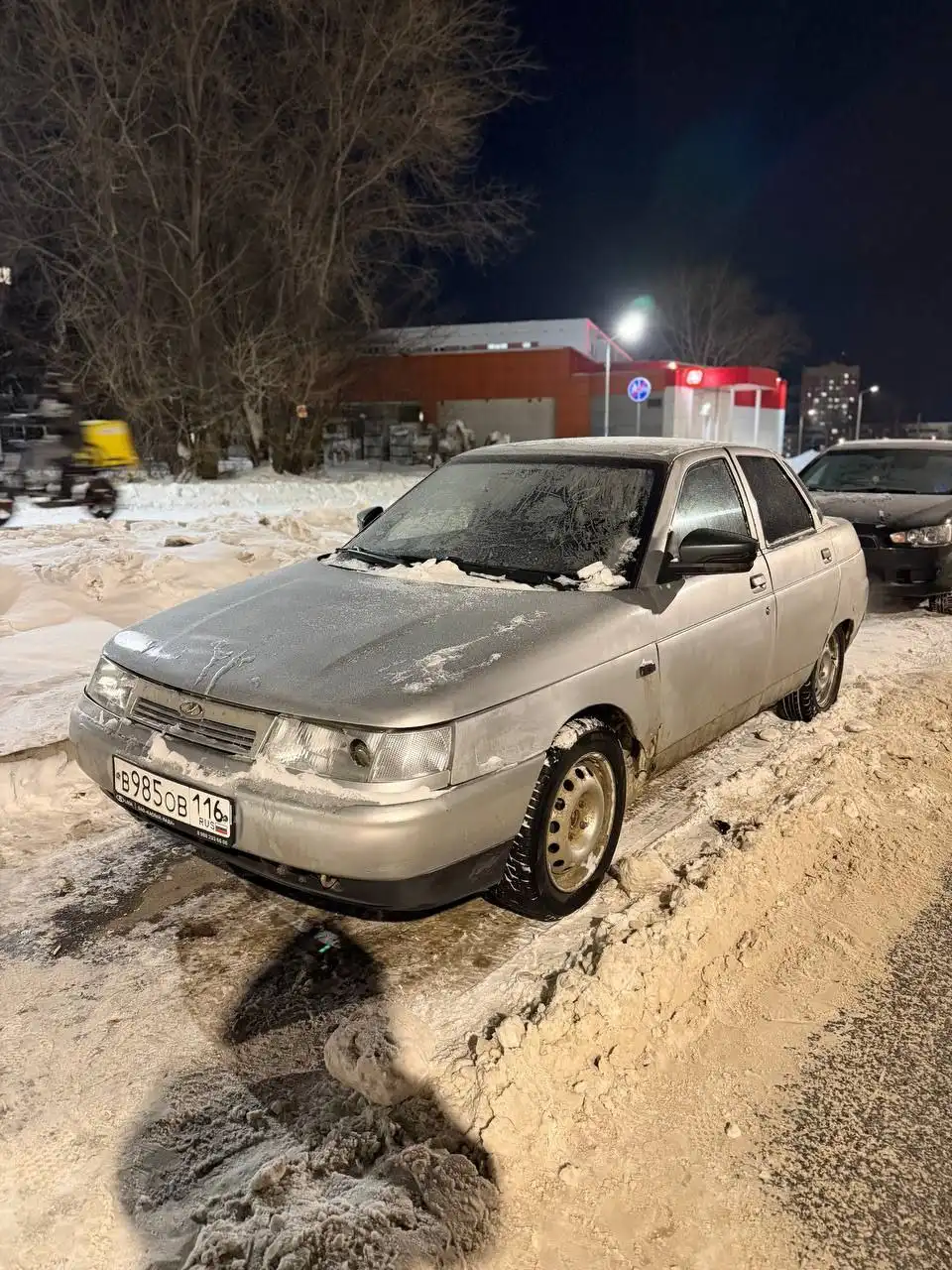 ВАЗ 2110 на ходу с запреткой