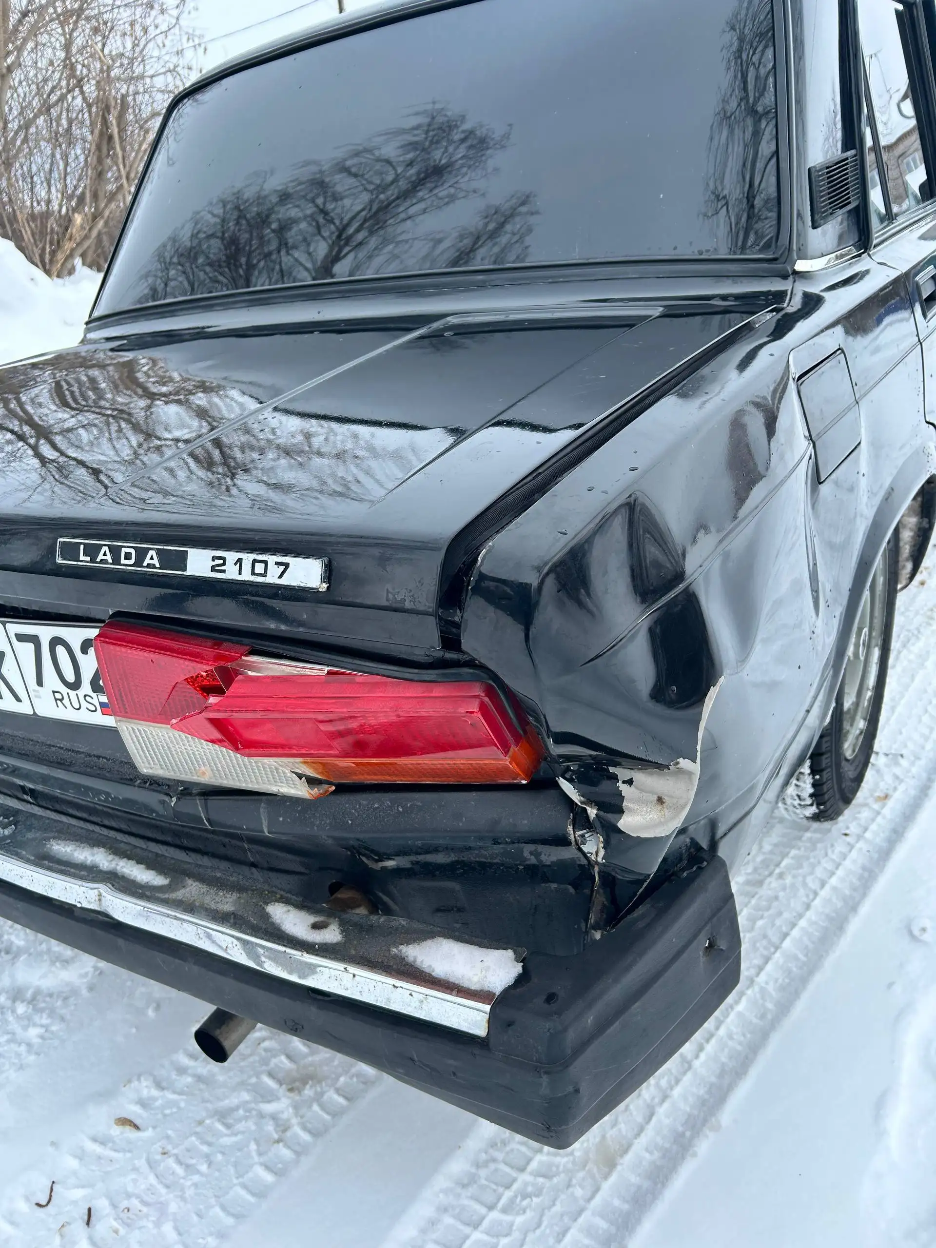 ВАЗ 2107 2010 года с повреждениями кузова и замененными деталями - Легковые автомобили (Авто) в Уфа